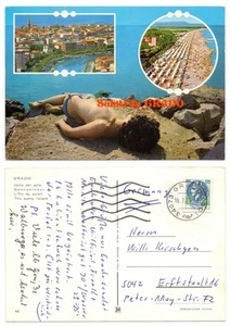 125351 - Saluti da Grado - Ansichtskarte, gelaufen 19.7.1979 - Picture 1 of 2