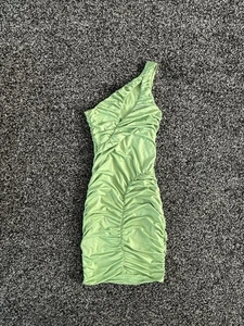 Oh Polly Green Bodycon Dress Size 4 - Picture 1 of 4