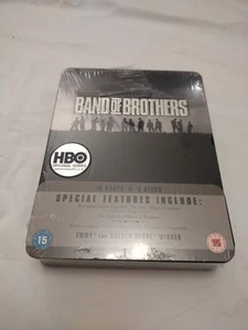 Band Of Brothers (Steel Tin Box Set) (DVD, 2010) NEW & SEALED Region 2 UK  - Imagen 1 de 6