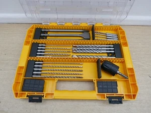 DeWALT 24pce SDS PLUS DRILL BIT SET IN TSTAK COMPATABLE CASE 110MM TO 210MM - Picture 1 of 4