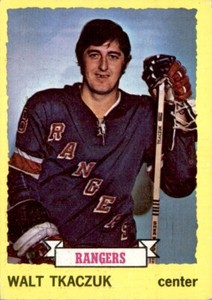 1973-74 Topps Walt Tkaczuk New York Rangers #25