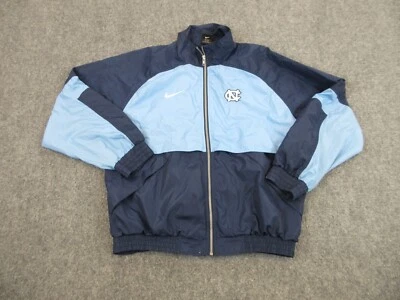 VINTAGE North Carolina Tar Heels Jacket Mens Medium Blue College Basketball Nike - Image 1 of 4