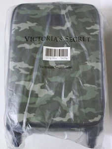 Victoria's Secret ROSA Wheelie Equipaje de Mano Verde Estampado Camuflaje - Imagen 1 de 5