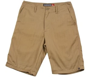 Vente short Quiksilver homme bermuda rayé kaki marron randonnée plein air tai... - Imagen 1 de 7