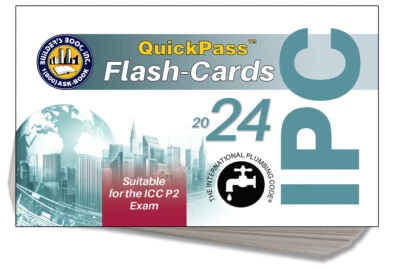 2024 International Plumbing Code IPC QuickPass Flash-Cards - Image 1 of 4