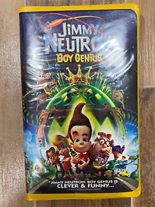 Jimmy Neutron: Boy Genius ~Paramount/Nickelodeon - VHS 2002 - Picture 1 of 1
