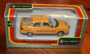 VAZ 2112 Orange AEROFLOT - 1/43 Inkoteks/Agat - w/ original box 2011