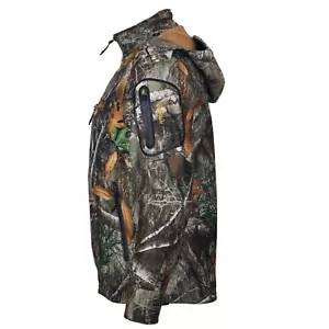 Gamehide Men's Velour Fleece Lined Camo Whitetail Deer Hunting Jacket - Picture 1 of 6