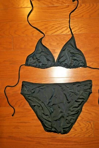 L/M ❤️2pc.SET Victoria's Secret Swim suit Top Swimwear BIKINI NO WIRE HALTER PAD - Picture 1 of 3