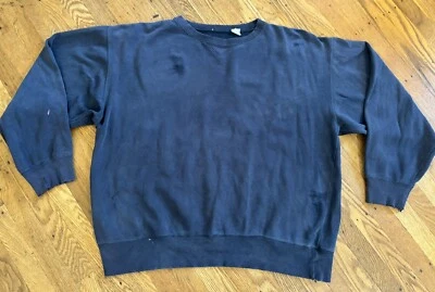 Años 90 Gap Envejecido Y Desteñido Blanco Cuello Redondo/Solo Hecho en V Corea.Xl Foto 1 de 4