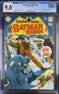 Detective Comics #394 CGC 9.0 PAGINE BIANCHE BATMAN, copertina Neal Adams!!! CUSTODIA NUOVA! - Foto 1 di 2