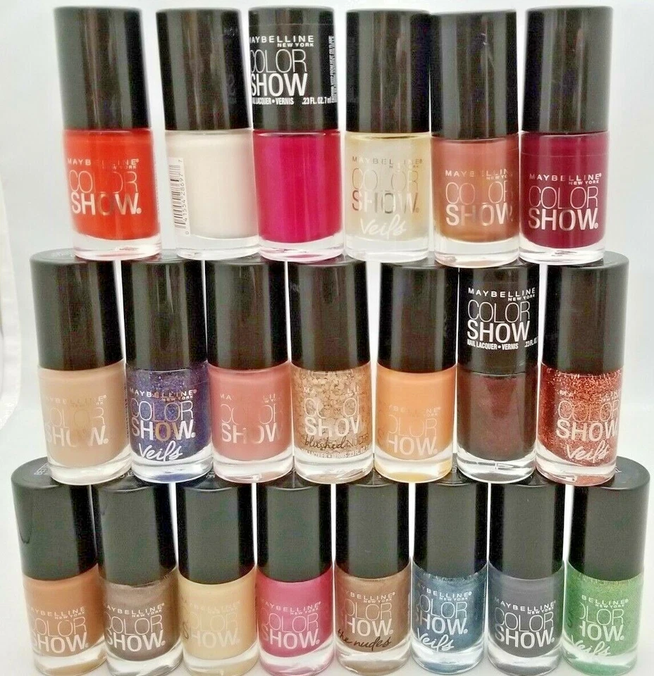 MAYBELLINE COLOR SHOW NAIL POLISH BUY 2 GET 2 FREE ADD 4 TO CART *READ DESC .23  - Image 1 of 1
