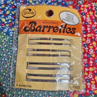 Goody Barettes 1975 nuevo en paquete - #903, paquete de 4 Foto 1 de 4