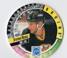 1994-95 Canada Games NHL POGS Boston Bruins Hockey Card #348 Steve Heinze