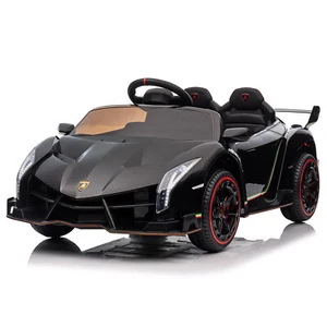 LEADZM Dual Drive 12V 4.5AH,2.4G Remote Control Sports Car Electric Car Black - Picture 1 of 20
