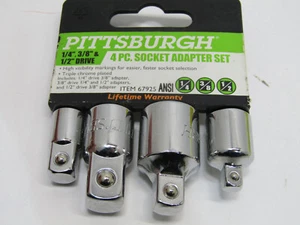PITTSBURG 4 PZ NUOVO CON SCATOLA. SET ADATTATORE PRESA SET PRESA PORTA ATTREZZI - Foto 1 di 1