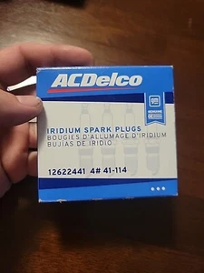 NEW REAL GM ACDelco Iridium Spark Plugs 41-114 12622441 4 Pack - Picture 1 of 4
