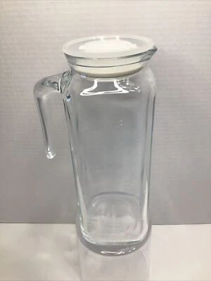 Vintage Bormioli Rocco Square Glass Pitcher 5 Cup Great Condition And Seal - Image 1 of 4
