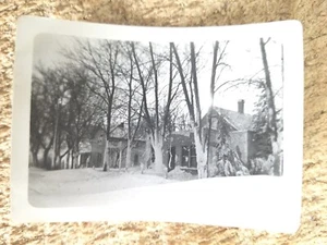 MAIN STREET INNEVATO,FARMINGTON,MINN,1940.FOTO VINTAGE 3,5" x 2,5" #4 - Foto 1 di 3