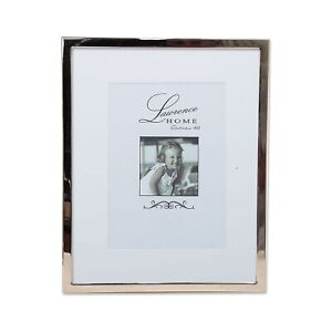 Lawrence Frames 710680 Silver Standard Metal 8x10 Matted for 5x7 Picture Frame