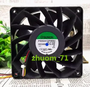 1PC SUNON PSD2412PMB2 12038 24V 15W 12CM inverter cooling fan - Picture 1 of 5