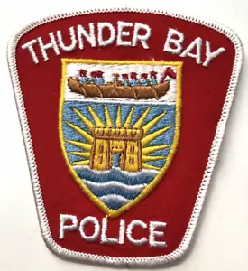 Thunder Bay Ontario Kanada - Polizeiabteilung - Polizei Aufnäher - - Bild 1 von 2