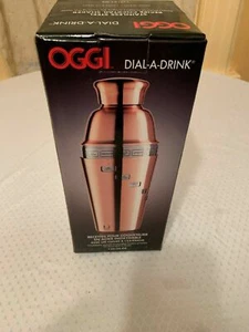 Oggi Copper Plated Dial A Drink Cocktail Shaker - Picture 1 of 2