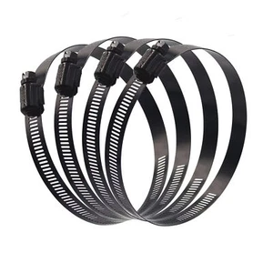4pcs 6 Inch Stainless Steel Adjustable 130152mm Size Range Worm Gear Hose Clamp - Picture 1 of 6