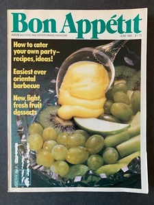 Bon Appétit Magazin Juni 1981 1980er Lifestyle Kochen Rezepte Anzeigen - Bild 1 von 8
