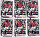 2021 Bowman Jo Adell  Rookie Rc Lot ( 6 ) Angels