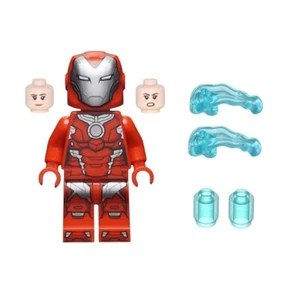 NEW LEGO Rescue - Pepper Potts Red Armor Minifigure - Marvel Avengers Super Hero - Picture 1 of 1