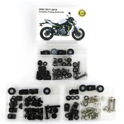 Complete Fairing Bolts Screws Fasteners Kit Fit For Kawasaki Z650 2017-2021 - Image 1 of 4