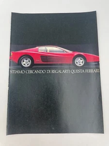 Clipping Ritaglio Pubblicità Advertising 1987 Ferrari - Picture 1 of 1