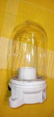 Ancienne lampe,cour de ferme, applique murale en porcelaine   - Photo 1/4