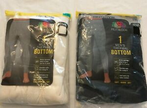 NWT Men's Fruit of the Loom Thermal Waffle Base Bottom Drawers Underwear Layer