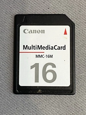 16MB CANON MMC-16M MEMORY CARD 16 MB - Image 1 of 3