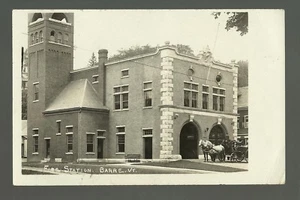 Barre VERMONT RPPC '07 DEPARTAMENTO DE BOMBEROS vagón estación de bomberos sin precio de Montpelier  - Imagen 1 de 3