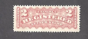 Canada # F1i VF MINT NH 2c ORANGE-RED REGISTRATION STAMP BS39055 - Bild 1 von 2