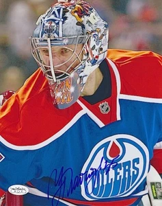 NIKOLAI KHABIBULIN Signed EDMONTON OILERS 8X10 - JSA - Picture 1 of 1