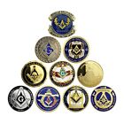 Masonic Challenge Coin Lot Entered Apprentice Fellow Craft Master Mason Emblem