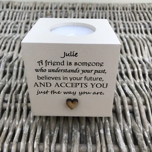 PERSONALISED Candle Special Best Friend Birthday Gift Sentimental christmas GIFT - Picture 1 of 3