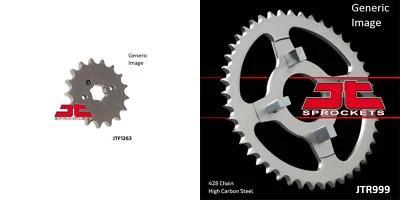 JT SPROCKETS Front and Rear Steel Sprocket Kit for OffRoad HONDA CT110 1980 - Image 1 of 4