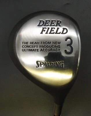 Vintage Spalding Deer Field 3 Wood Regular Graphite Shaft Spalding  Grip - Image 1 of 4