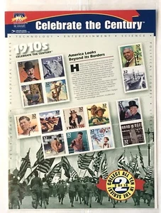 CELEBRATION THE CENTURY 1910er postfrisch Blatt Scott #3183 USPS versiegelt von USPS APS LIFE - Bild 1 von 2