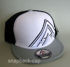 Access Cap Premium Headwear A White Grey Black Hat Snapback Cap