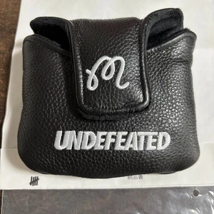 Malbon Golf × UNDEFEATED Golf Putter Cover Mallet Black Japan New - Picture 1 of 3
