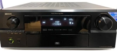 Denon AV Surround Sound Receiver Model AVR-3805 7.1 Home TheaterTested working - Image 1 of 4