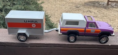 HTF 1970'S NYLINT U-HAUL PURPLE PICKUP W/ TRAILER SET ***NICE*** - Image 1 of 4