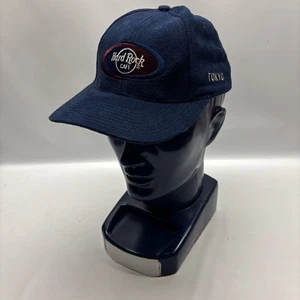 Awesome Hard Rock Cafe Tokyo Adjustable Embroidered Adjustable Blue Cap Dad Hat - Picture 1 of 6