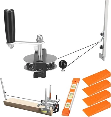 BEST-HOMEPRO Chainsaw Mill Winch Kit for Chain Saw Milling w/ Lever Arm+4 Tree Felling Wedges
